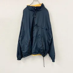 90s～　Three Season Jacket　アノラックパーカー　フリースジャケット　リバーシブル　ネイビー　イエロー　2XLサイズ　古着【値引き交渉OK！】のサムネイル
