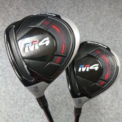 左用 テーラーメイド M4 フェアウェイウッド 3W 15° ＆ 5W 18° 2本 