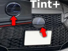 Tint+何度も貼れる IS 30 後期 エンブレム スモークフィルム(スモーク20％ 前後セット) IS 30 30系 レクサスIS  IS300/IS300h/IS350/IS500 ASE30/GSE31/AVE30/AVE35/USE30のサムネイル