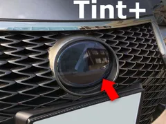 Tint+再利用できる レクサスRC 前期 エンブレム スモークフィルム(スモーク20％ フロントのみ) RC200t/RC300/RC300h/RC350/RC-F ASC10/AVC10/GSC10/USC10のサムネイル