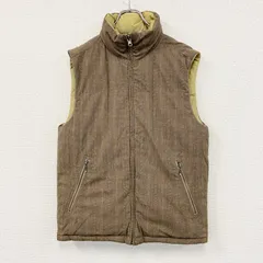 Eddie Bauer　エディーバウアー　ダウンフェザージャケット　ダウン85%　リバーシブル　ブラウン　ベージュ　Sサイズ　古着【値引き交渉OK！】のサムネイル