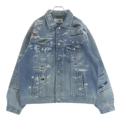 SUPREME (シュプリーム) 26SS ×MM6 Maison Margiela Distressed Selvedge Denim Trucker Jacket メゾンマルジェラ ディストレスド セルビッジデニムトラッカージャケットのサムネイル