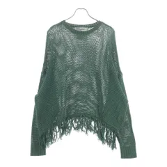 DAIRIKU (ダイリク) 20SS Pullover Fringe Net Knit プルオーバーフリンジ ネットニット グリーン 20SS K-1のサムネイル