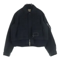 Sacai (サカイ) ×WTAPS 25SS Women's Cotton Back Satin x Nylon Twill Jacket コットンバック サテンナイロン ツイルブルゾンジャケット ブラック 25-07770のサムネイル