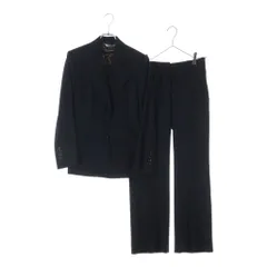 DOLCE & GABBANA (ドルチェアンドガッバーナ) セットアップスーツ ウール レオパード テーラードジャケット スラックスパンツ #38/#38 ブラックのサムネイル