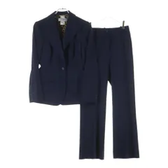 DOLCE & GABBANA (ドルチェアンドガッバーナ) セットアップスーツ ウール レオパード テーラードジャケット スラックスパンツ #40/#40 ネイビーのサムネイル