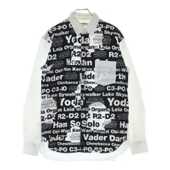 COMME des GARCONS SHIRT (コムデギャルソンシャツ) 12AW STAR WARS グラフィックプリント レギュラーカラー長袖シャツ ブラック/ホワイト W20112のサムネイル