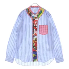 COMME des GARCONS SHIRT (コムデギャルソンシャツ) 13SS ギンガムチェックカラー パッチワークストライプ長袖シャツ マルチカラー S21028のサムネイル