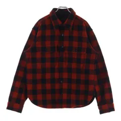 TENDERLOIN (テンダーロイン) T-BUFFALO SHIRT JACKET チェック柄 長袖ウールバッファローシャツジャケット レッドのサムネイル