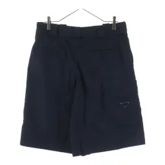PRADA (プラダ) 19SS LOGO BERMUDA SHORTS ロゴバミューダショーツ トライアングル ハーフパンツ レディース ブラック 22H768のサムネイル