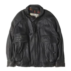 90s - 00s ヴィンテージ古着 | ジャケット  ブラック 黒 サイズ:50 | 90s レザー スタンドカラー フルジップ ジャケット | HARAJUKU MOTHER | 90年代 | アウター ブルゾン 上着【メンズ】【中古】のサムネイル