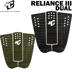 2026 クリエイチャー デッキパッド CREATURES RELIANCE III DUAL 3ピース レライアンス デュアル3 サーフィン デッキパッチのサムネイル