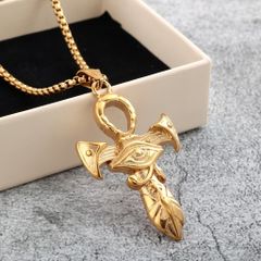 アンク ホルスの目 ネックレス シルバーカラー | Mercari