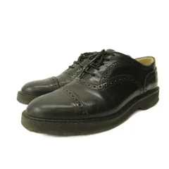 ハッシュパピー Hush Puppies 大塚製靴 ビジネスシューズ ウイングチップ メダリオン レザー 25.0cm 黒 ブラック 0627 ■GY99のサムネイル