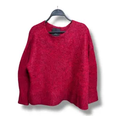 L'ESSAGE JOURNAL STANDARD レサージュ ジャーナルスタンダード モヘヤ混 プルオーバー 定価22000円 ニット セーター 長袖 トップス レディース レッド 秋 ゴーゴー古着久喜倉庫店 4 No.K2313のサムネイル