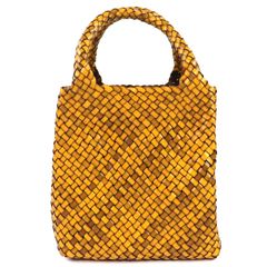 未使用に近い✨ヒロフ HIROFU ハンドバッグ ブレッツァ 編み込み