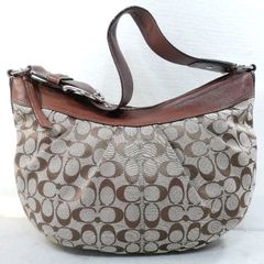 COACH シグネチャー ワンショルダーバッグ ベージュ系 12675 - メルカリ