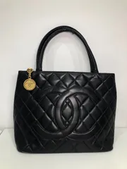 CHANEL　シャネル　復刻トート　ラムスキン　ココマーク　シリアル有のサムネイル