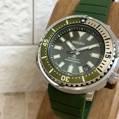 【美品】SEIKO SBDY075 SRPF83K1 セイコー プロスペックス ダイバースキューバ 4R メカニカル ベビーツナ ダイバーズウォッチ 自動巻き メンズ 腕時計 カーキ グリーン 緑のサムネイル