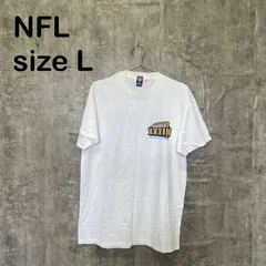 【T-1664】NFL Lサイズ SUPER BOWL XXXIII 半袖Tシャツ ホワイト 1999 マイアミ オフィシャル USA アメフトのサムネイル