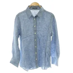 アクアスキュータム AQUASCUTUM リネンシャツ 8 ライトブルー /SS ■OS ■MAのサムネイル