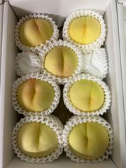 岡山の清水白桃 12玉〜14玉入り 3.7キロ箱 - メルカリ