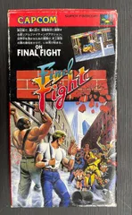 【中古品・現状品】CAPCOM  スーパーファミコンソフト　Final Fight  ファイナルファイト 箱付　現状品　C-55のサムネイル