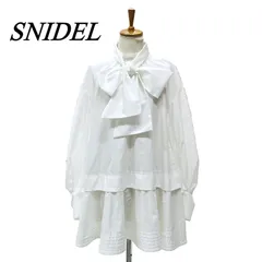 SNIDEL スナイデル Sustainableバリエボリュームチュニックブラウス F WHT/ホワイトのサムネイル