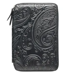 ETRO エトロ マルゴット ペイズリー柄 レザ― オーガナイザー 長財布 ブラック K2607-k005のサムネイル
