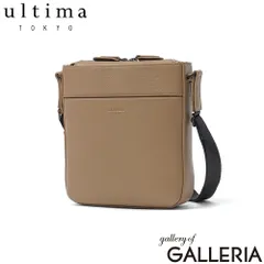 ウルティマ トーキョー ショルダーバッグ メンズ レディース 斜めがけバッグ ブランド ultima TOKYO 斜めがけ 軽い 軽量 牛革 革 本革 レザー 小さめ カジュアル 大人 縦型 リーセント 17971 ベージュのサムネイル