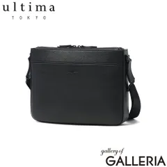ウルティマ トーキョー ショルダーバッグ メンズ レディース 斜めがけバッグ ブランド ultima TOKYO 斜めがけ 軽い 軽量 牛革 革 本革 レザー 小さめ カジュアル 大人 横型 リーセント 17972 ブラックのサムネイル