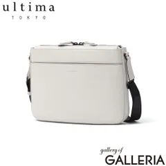 ウルティマ トーキョー ショルダーバッグ メンズ レディース 斜めがけバッグ ブランド ultima TOKYO 斜めがけ 軽い 軽量 牛革 革 本革 レザー 小さめ カジュアル 大人 横型 リーセント 17972 グレイッシュホワイトのサムネイル