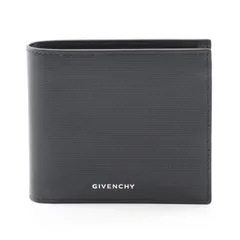 ジバンシィ GIVENCHY 札入れ クラシック 4G ウォレット BK608NK1T4001 ブラック レザー 二つ折り財布 メンズ 新品のサムネイル