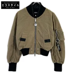 DIESEL　ディーゼル　ブラウン ジッパーデザイン クロップド ジャケット　XSのサムネイル