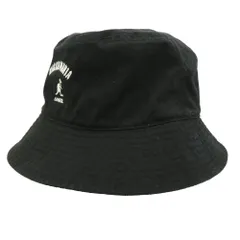 WACKO MARIA ワコマリア KANGOL カンゴール 26SS 26SS-WMA-HA01 WASHED BUCKET ウォッシュドコットン ロゴ刺繍 バケットハット 帽子 ブラック系 L【中古】のサムネイル