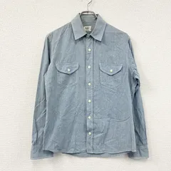 OSHKOSH　オシュコシュ　長袖デニムシャツ　インディゴ　Mサイズ　古着【値引き交渉OK！】のサムネイル