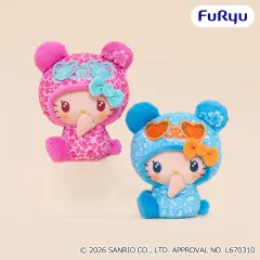 パンダ ハローキティ こんがり日焼けレオパードBIGぬいぐるみ 全2種のサムネイル