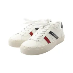 モンクレール MONCLER スニーカー MONACO2 4M00160M449600137 ホワイト レザー MONACO2 ロートップ スニーカー レディース 新品のサムネイル