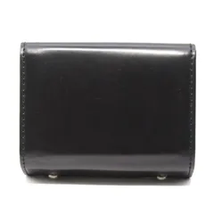 美品 m+ エムピウ ミニ財布 millefoglie2 CORDOVAN27 13014302 ミッレフォッリエ2 コードバン 日本製 ブラック 黒 61005899のサムネイル