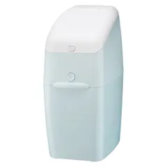 【美品】アップリカ ニオイポイ Aprica NIOI-POI おむつ用ゴミ箱 ペールブルー 紙おむつ処理ポット 組み立て済み 消臭 防臭 ベビー用品【MY0630】のサムネイル