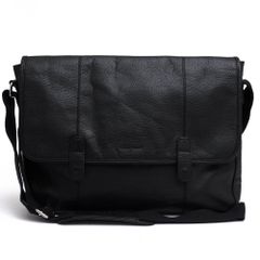 美品○ ジョルジオアルマーニ ショルダーバッグ ロゴ ブラック レザー