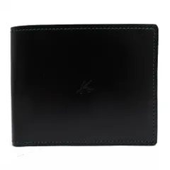 キタムラ／Kitamura 財布 ウォレット メンズ 男性 男性用 レザー 革 本革 ブラック 黒  ZH0072 小銭入れあり 二つ折りのサムネイル