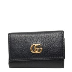 GUCCI グッチ キーケース 6連 アニマリエ Bee 蜂 レザー ブラック