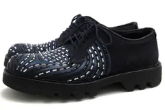 アルマーニ／EMPORIO ARMANI シューズ ビジネスシューズ 靴 ビジネス メンズ 男性 男性用 スエード スウェード レザー 革 本革 ネイビー 紺  X4C437 オックスフォードシューズのサムネイル