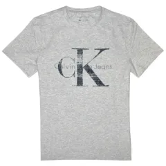 Calvin Klein Jeans カルバンクライン クルーネック ロゴプリントTシャツ 在庫一掃価格のサムネイル