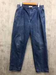 Steven Alan スティーブンアラン ブリーチデニム 1プリーツ バギーテーパード デニムパンツ sizeL/ライトブルー ■■ メンズのサムネイル