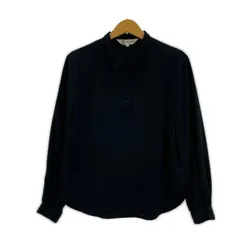 Pierre Cardin ピエールカルダン 花柄ジャガードブラウス size9/ブラックのサムネイル