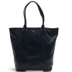 極美品 COACH コーチ F23248 メンズ シボ革 黒 レザートートバッグ