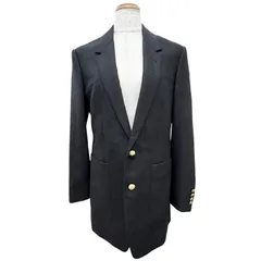 極美品△CELINE セリーヌ 2V58I561F カシミヤ100% 金ボタン シングル テーラードジャケット チャコールグレー 36 伊製 正規品 レディースのサムネイル