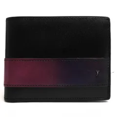 ユハク／YUHAKU 財布 ウォレット メンズ 男性 男性用 レザー 革 本革 ブラック 黒  YSS132 Sky scenery 小銭入れあり 二つ折りのサムネイル